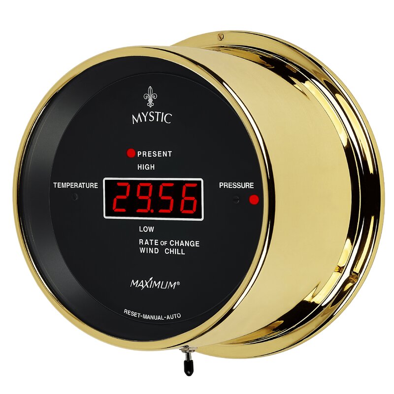 Maximum Weather Instruments Mystic Digital Barometer | Wayfair